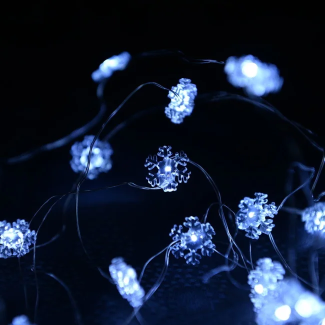 DekorTrend Fairy lights LED lampice pahulje 20 kom hladno bele KDE 321 DekorTrend Fairy lights LED lampice pahulje 20 kom hladno bele KDE 321